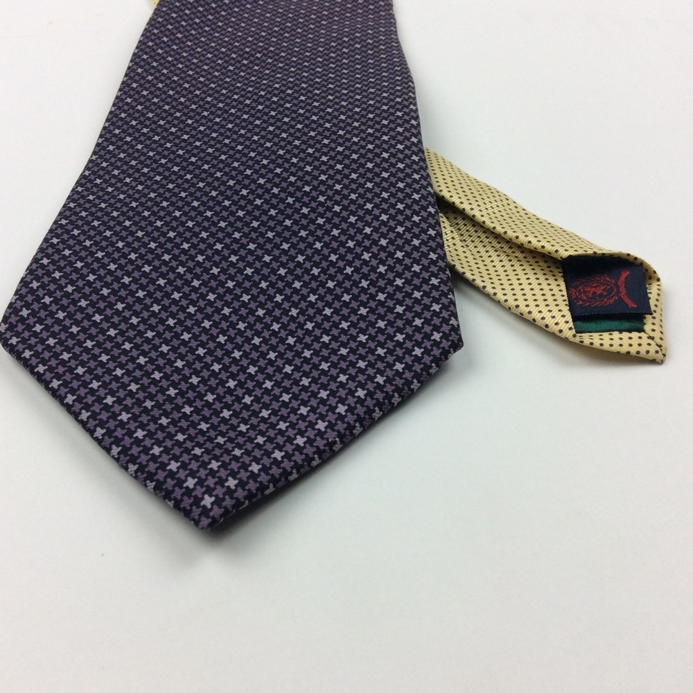 Tommy Hilfiger Purple Silk Tie